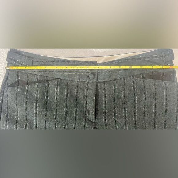 Worthington Petite Gray Pants with shimmer pinstripe 6P - Picture 7 of 10